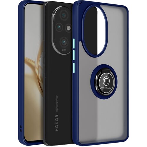 AVIZAR Ohišje za Honor 200 Pro s kovinskim obročkom za video podporo, Modra noč, (5000010831) Cene