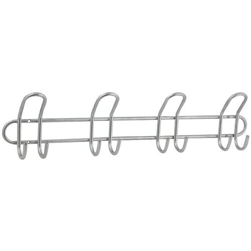 WALTECO Zidna lajsna s kukicama (D x Š x V: 540 x 60 x 130 mm, Broj kuka: 4 Kom., Metal) Cijene