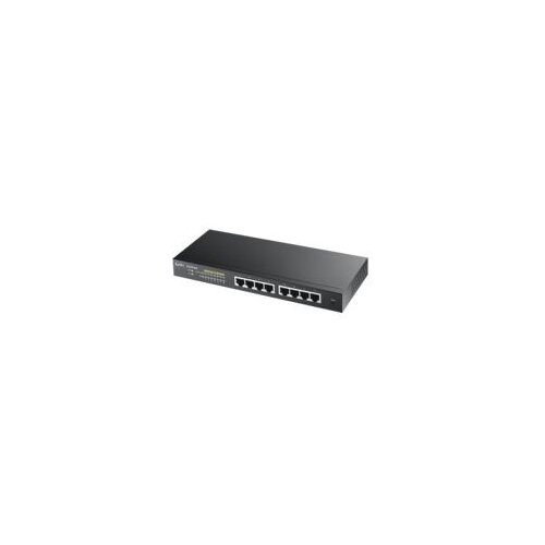 Zyxel GS1900-8HP 8-port gbe L2 poe smart switch 802.3at desktop fanless 70 watt Cene