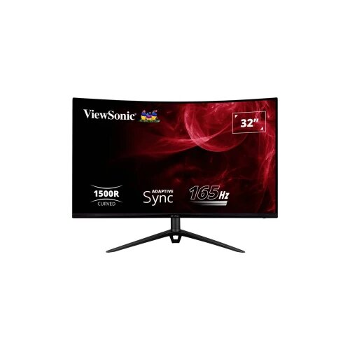 Viewsonic VX3218-PC-MHDJ LED zaslon 81.3 cm (32 palac) Energetska učinkovitost 2021 F (A - G) 1920 x 1080 piksel Full HD 1 ms HDMI&amp;trade;, DisplayPort, audio, stereo (3.5 mm jack) Slike
