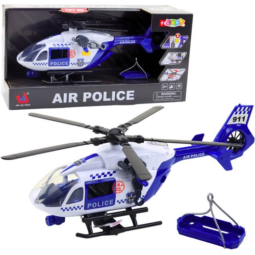  Policijski helikopter za igro Hook z zvočnimi in svetlobnimi učinki 1:14 - bela/modra Cene