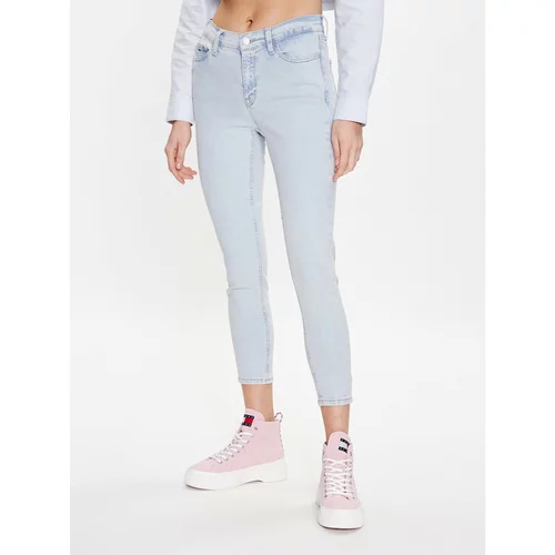 Tommy Jeans Jeans hlače Nora DW0DW15499 Modra Skinny Fit