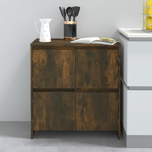  Komoda boja dimljenog hrasta 70x41x75 cm od konstruiranog drva Cijene