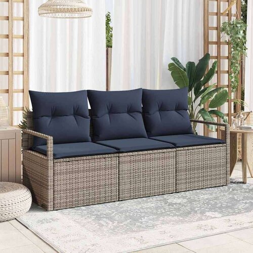  Set sofe 3 pcs Siva poliratan Cijene