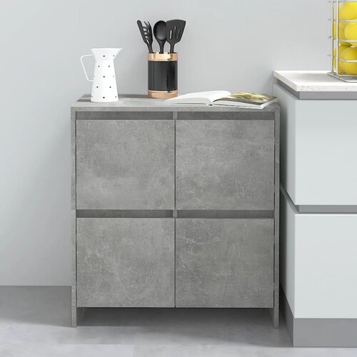  Komoda siva boja betona 70x41x75 cm od konstruiranog drva Cene