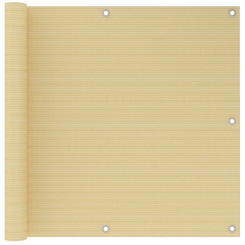 Balkonski zastor bež 90 x 300 cm HDPE Cene