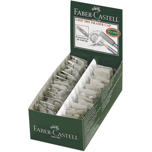  RADIRKA-ČEP GRIP 2001 PK2 FABER CASTELL 187000 SIVA Slike