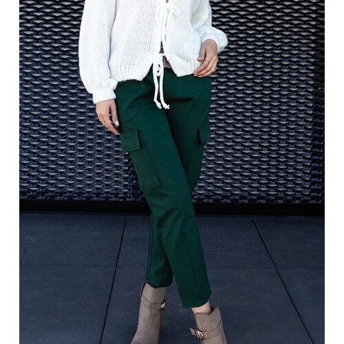  Green cargo pants with patch pockets Nuala Cijene