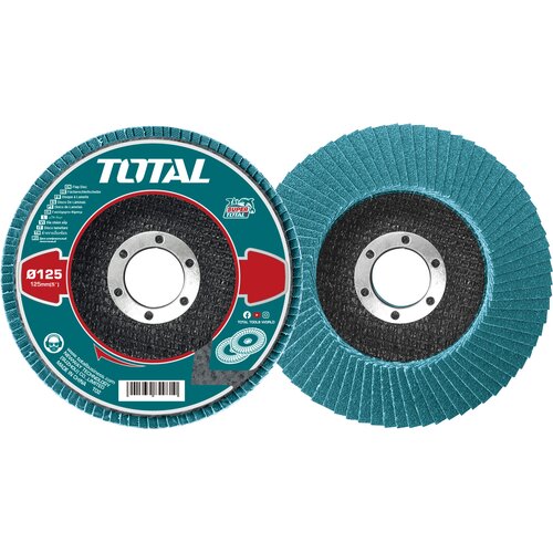 TOTAL TOOLS preklopni disk od cirkonija 125x22 mm, P80 (TAC641253) Slike
