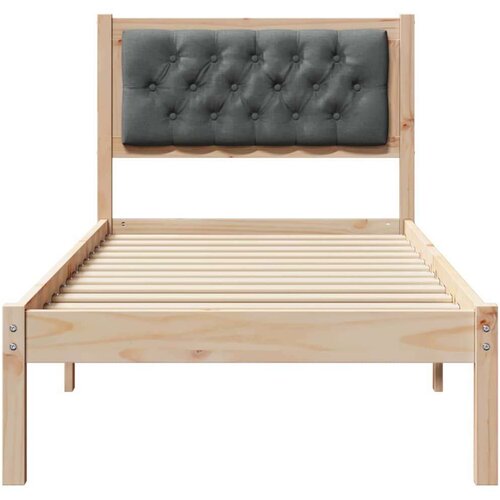  Okvir za krevet Tamno siva 90 x 200 cm tkanina Slike