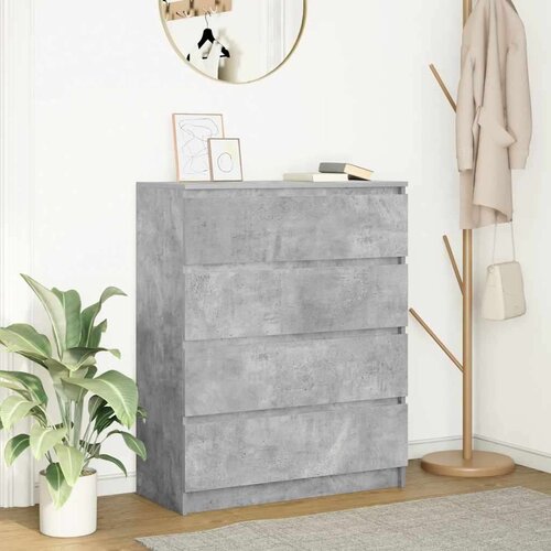 vidaXL Komoda siva boja betona 80x35x99 cm od konstruiranog drva Cene