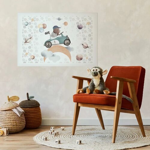  Plakat - Bear in a Race Car 42x29.7 Bez okvira s margom Cijene