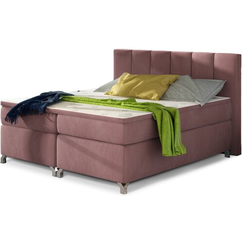 ELTAP Boxspring krevet Basilio s LED rasvjetom i prostorom za pohranu-160x200-Mat Velvet 63 Cijene