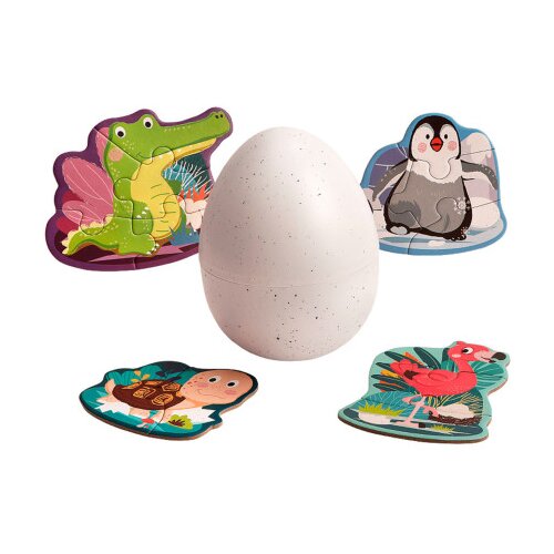 Mattel Igračka puzzle u jajetu dinosaurusa 4/1 DIV 120458 Slike