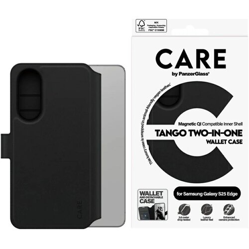 PanzerGlass NEGA OVITKA FEATURES TANGO 2V1 DENARNICA QI ZA SAMSUNG GALAXY S25, (5000339133) Slike