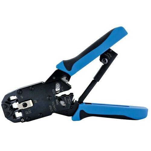 SCHWAIGER Klešče za stiskanje (Črno/modre barve, Ustrezno za: RJ11, RJ12, RJ45, 4P4C & 4P2C, Material: Kovina) Cene