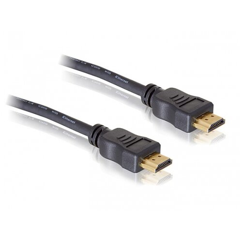 Delock HDMI priključni kabel 5.00 m 82455 pozlaćeni kontakti crna [1x muški konektor HDMI - 1x muški konektor HDMI] Cijene