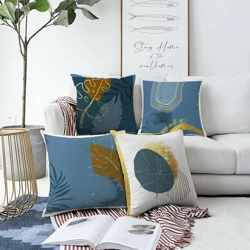 Minimalist Cushion Covers set od 4 ukrasne jastučnice Magical Night, 55 x 55 cm