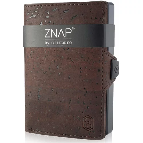 slimpuro ZNAP, tanki novčanik, 8 kartica, pretinac za kovanice, 8 × 1,5 × 6 cm (Š × V × D), RFID zaštita