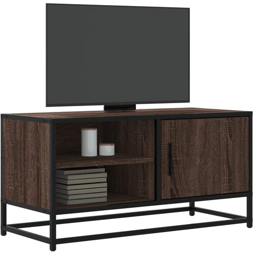 vidaXL TV omarica rjavi hrast 80x34,5x40 cm inženirski les Cene