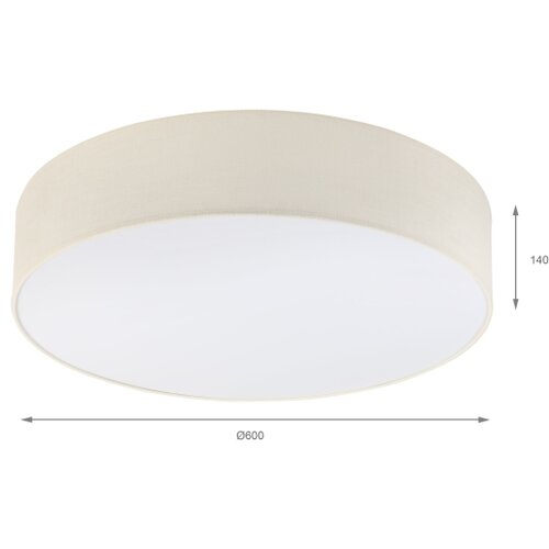  Brilagi - LED plafonsko svetlo SIRIJA 4xE27/60W/230V prečnik 60 cm krem boje Slike