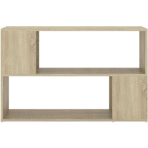 VidaXL Knjižna omara sonoma hrast 100x24x63 cm iverna plo&amp;scaron;ča Slike