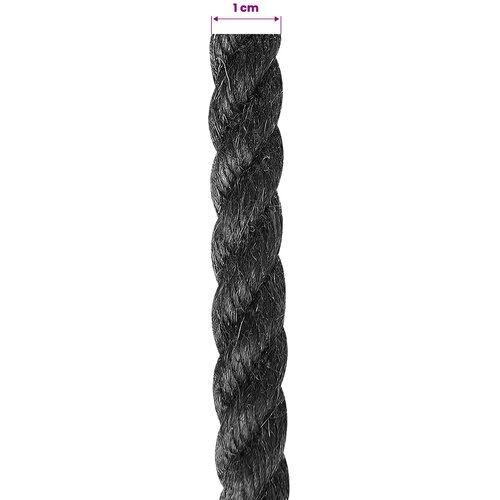  Uže od jute 10 Crna 100% Juta Tossa Slike