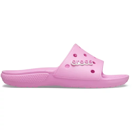 Crocs natikači classic slide rožnata