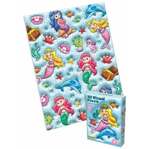  Puzzle 3d sirena 120pcs 88977 ( 91/71784 ) Cene