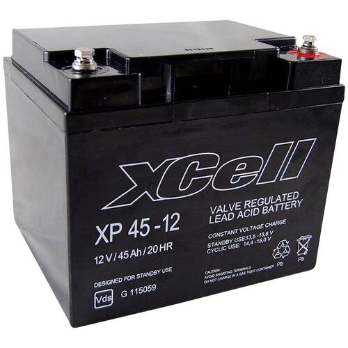 XCELL XP 45 - 12 XP4512 svinčeni akumulator 12 V 45 Ah svinčevo-koprenast (ŠxVxG) 197 x 170 x 165mm M6-vijačni priklop brez vzdrževanja, vds certifika, (20829057) Cene