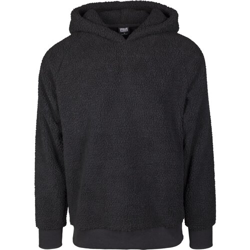 Urban Classics Sherpa Hoody Black Slike