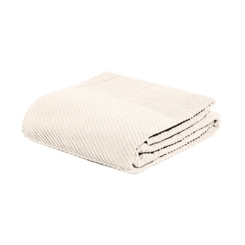 Dekordom Frotir prekrivač zig zag grande 145x200 - ivory ( 025222 ) Cene