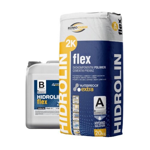 KOMOCHEM Premaz dvokomponentni HIDROLIN 2K flex 20kg+5kg 2/1 2006835 Cijene