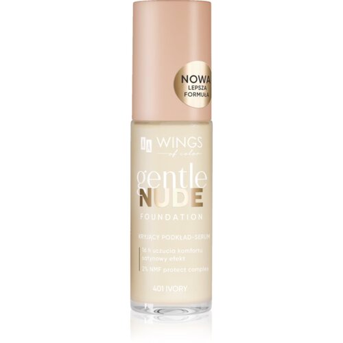 AA Wings of Color Gentle Nude Foundation tekoči puder z vlažilnim učinkom odtenek 401 Ivory 30 ml Cene