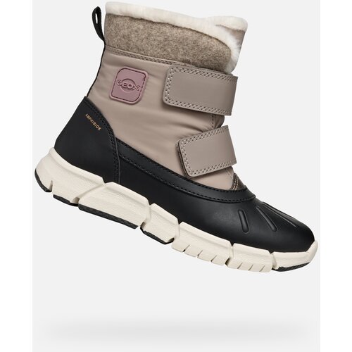Geox Beige Girls Winter Boots Flexyper B Ab - Girls Cene