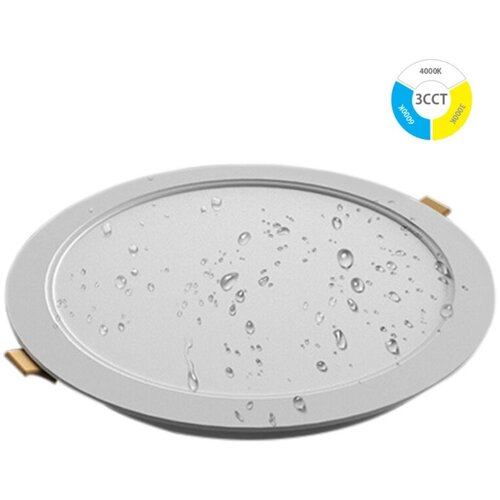 TES LED panel okrogli 18W 3CCT IP54 1900lm fi 170x26mm/160mm AC170-260V Cene