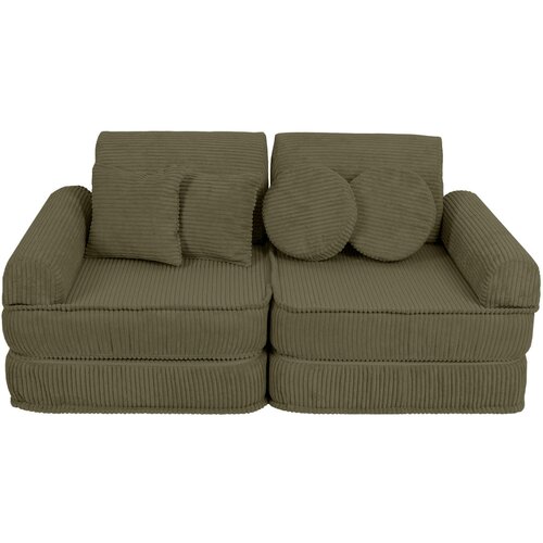 MeowBaby Pocket Sofa Plus, Aesthetic - Kaki, (21887078) Cene