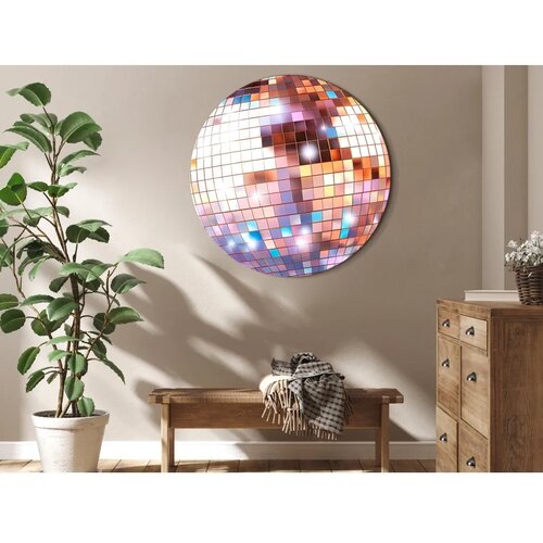  Okrugla slika - Rose gold disco ball 40x40 Cijene