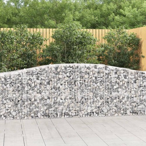  Obokane gabion ko&amp;scaron;are 9 kosov 400x50x80/100 cm cinkano železo Slike