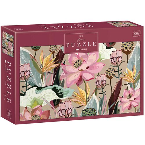Puzzle 1000 kom Flowers 2 Interdruk Cene