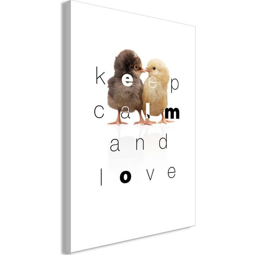  Slika - Keep Calm and Love (1 Part) Vertical 40x60 Cene