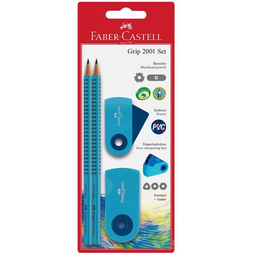 Faber-Castell Set z radirko in &scaron;ilčkom, 4 kosi Cene