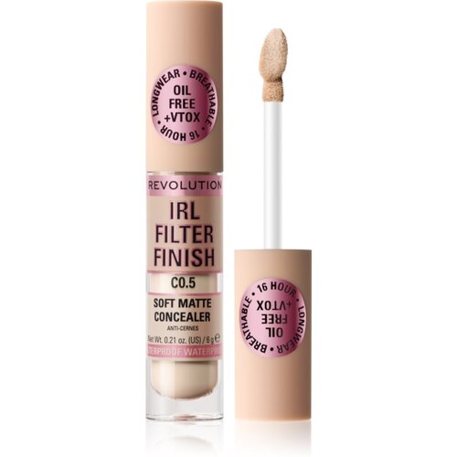 Makeup Revolution IRL Filter dolgoobstojni korektor za polno prekrivanje odtenek C0.5 6 g Cene