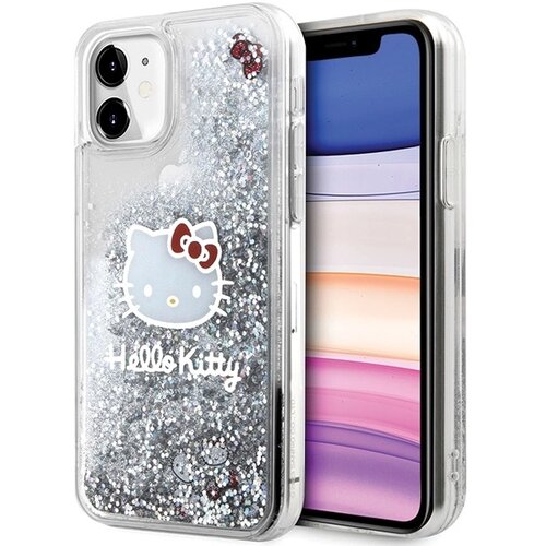 Hello Kitty OVITEK TEKOČI BLEŠČICE CHARMS KITTY HEAD ZA IPHONE 11 XR SREBRN, (21899456) Cene