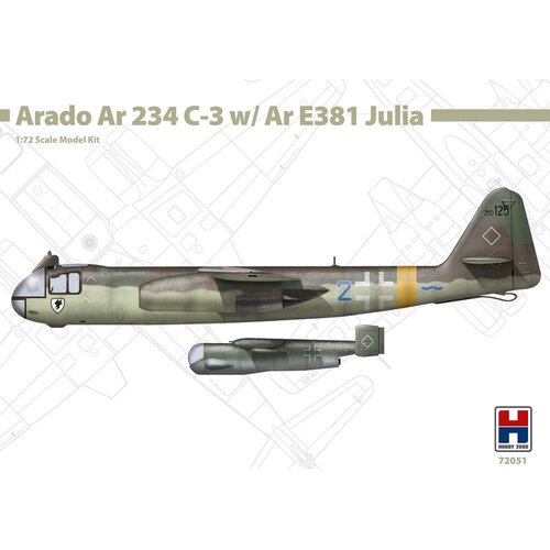 HOBBY2000 Arado Ar 234 C-3 w/ Ar E381 Julia, (21287625) Cene