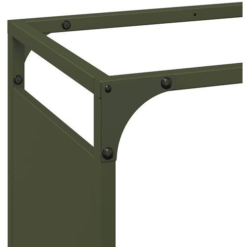  Stalak za drva 60x28x65 cm hladno valjani čelik Slike