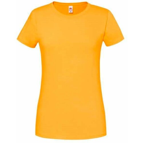 Fruit Of The Loom Iconic 195 Ringspun Premium Premium Women's Yellow T-shirt Slike