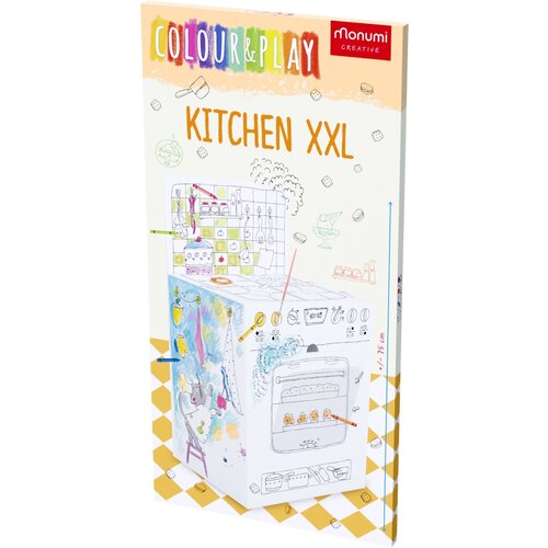  Spatial kitchen XXL coloring book for children Cijene