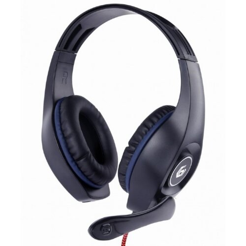 Gembird GHS-05-B Gaming črne/modre, slu&amp;scaron;alke z mikrofonom, (5000115338) Slike