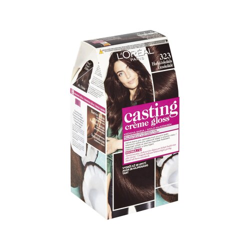 L&amp;acute;Or&amp;eacute;al Paris casting creme gloss barva za lase za barvane lase za vse vrste las 48 ml odtenek 323 darkest chocolate Slike